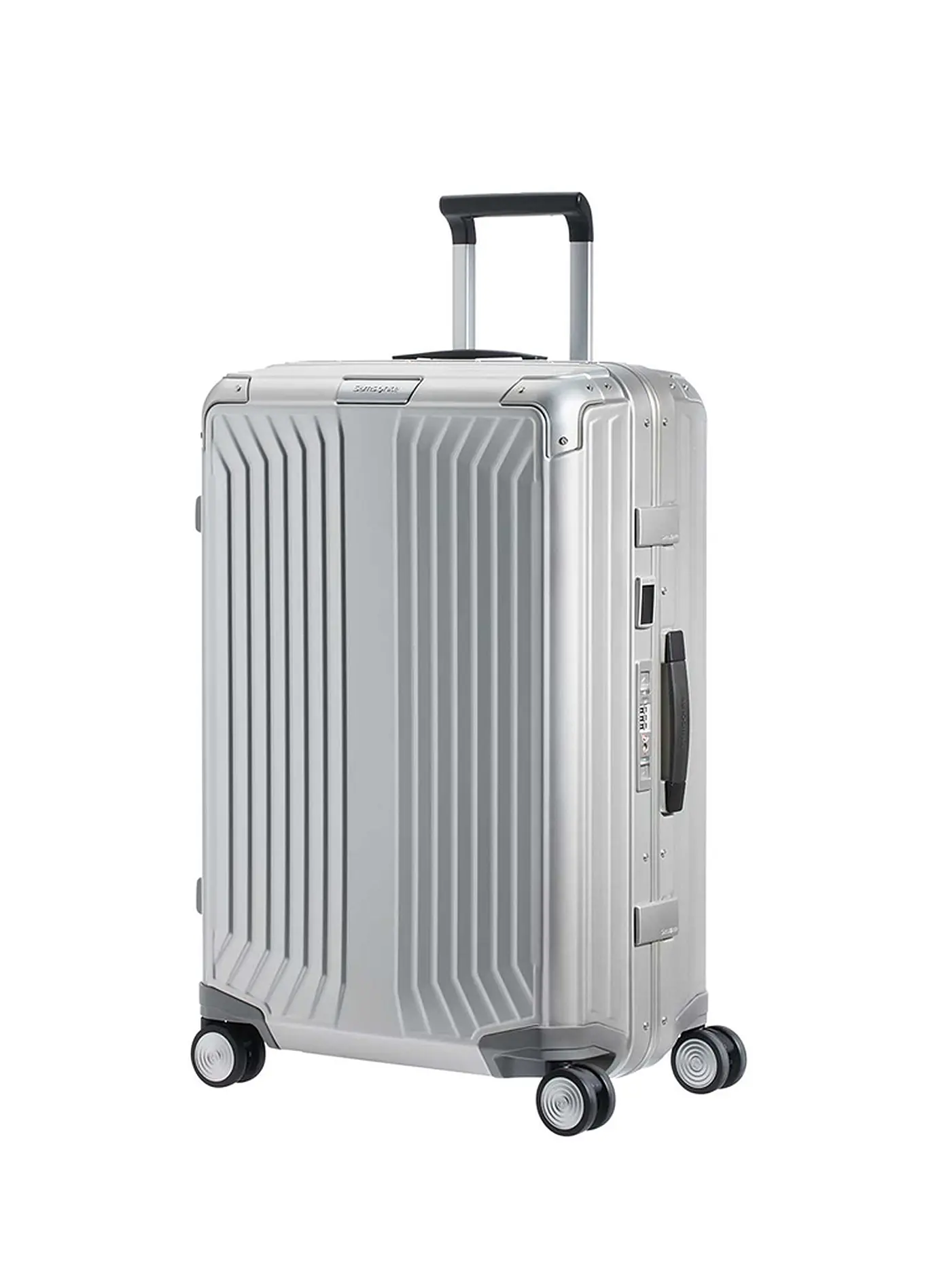 SAMSONITE | Trolley "Lite-Box Alu™" 69cm (Black) 122706 | silber